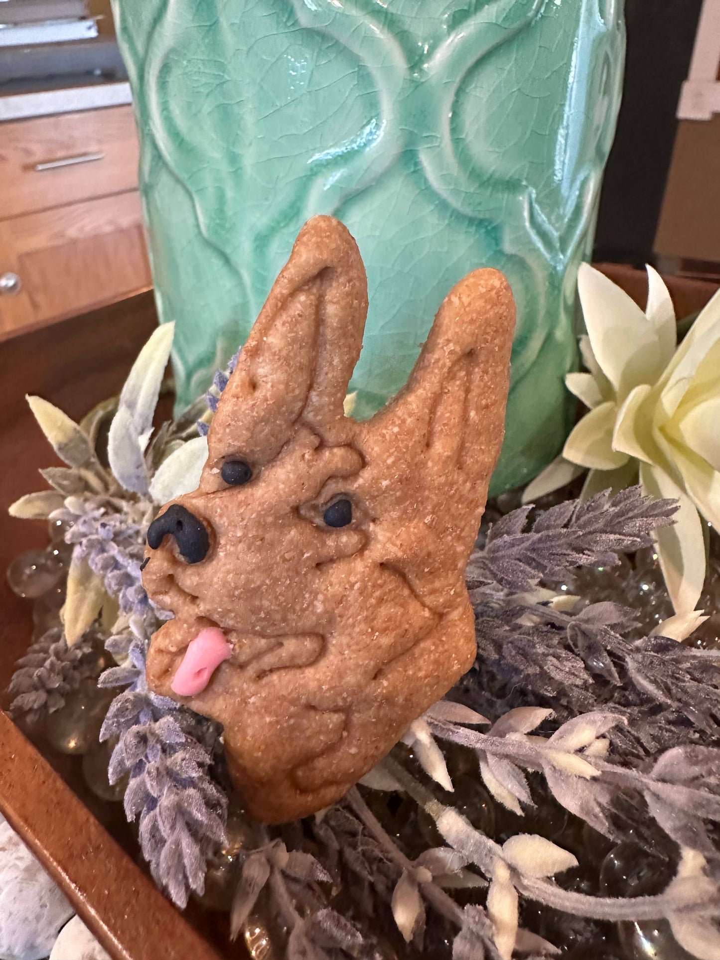 German Shepherd Face Dog Treat - 2 Pack