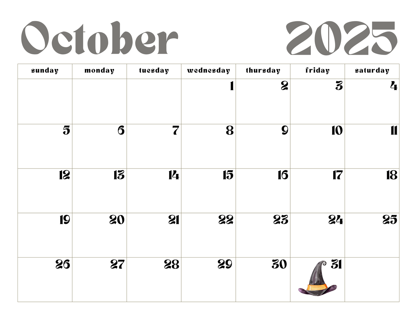 Custom 2025-2026 Calender