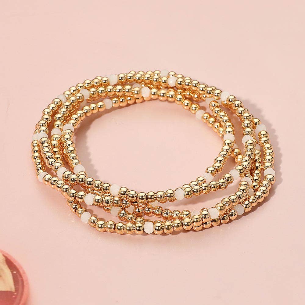 White Golden Sprinkle Stack