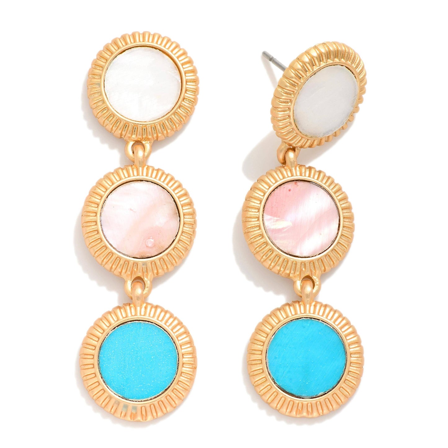 Pearlescent Drop Earrings