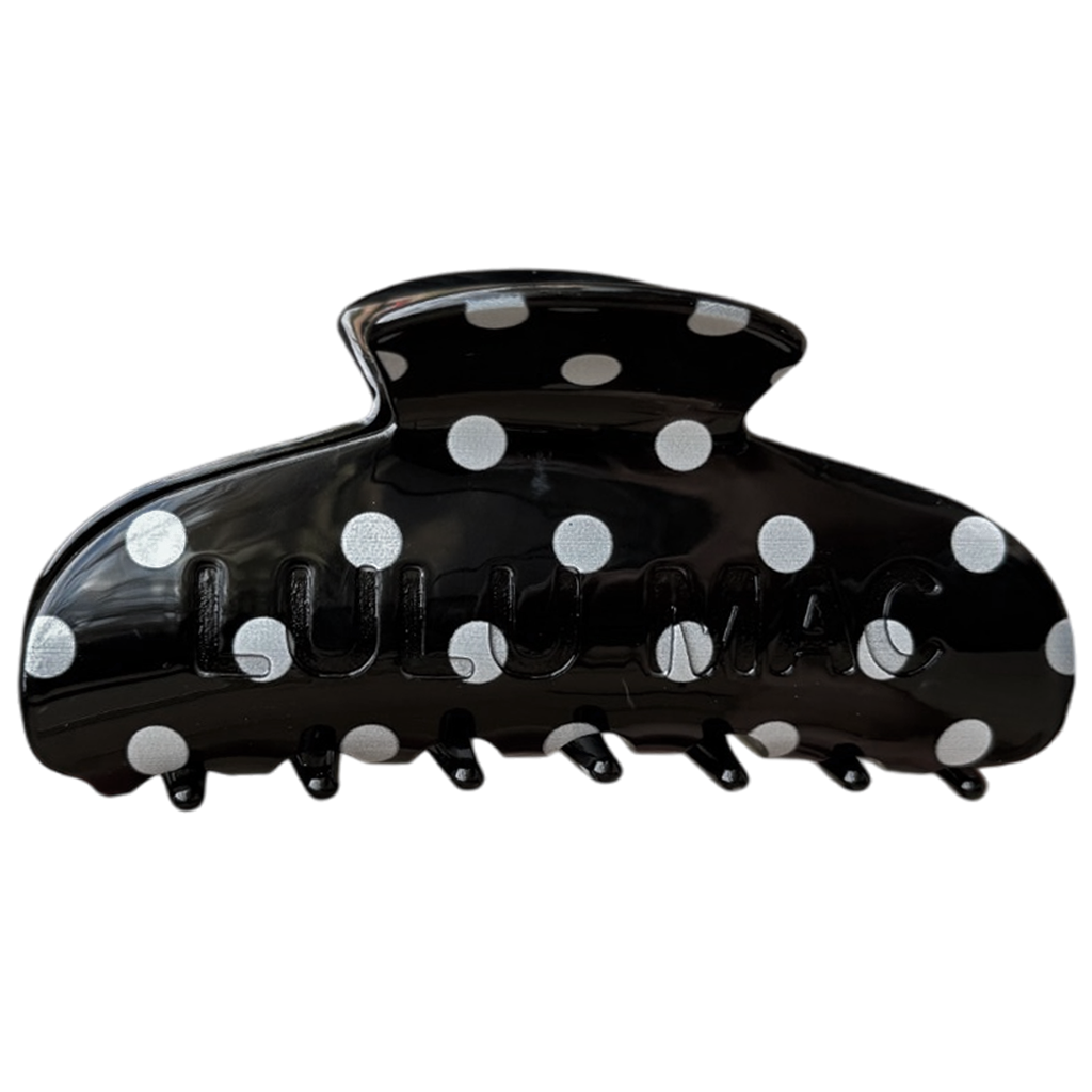 Polka Dot Claw Clip