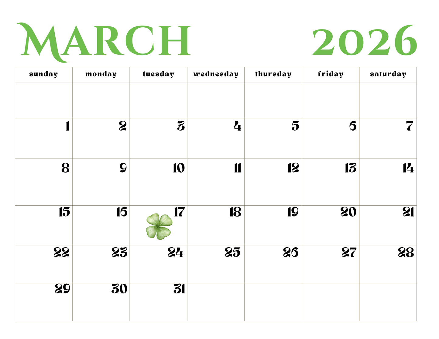 Custom 2025-2026 Calender