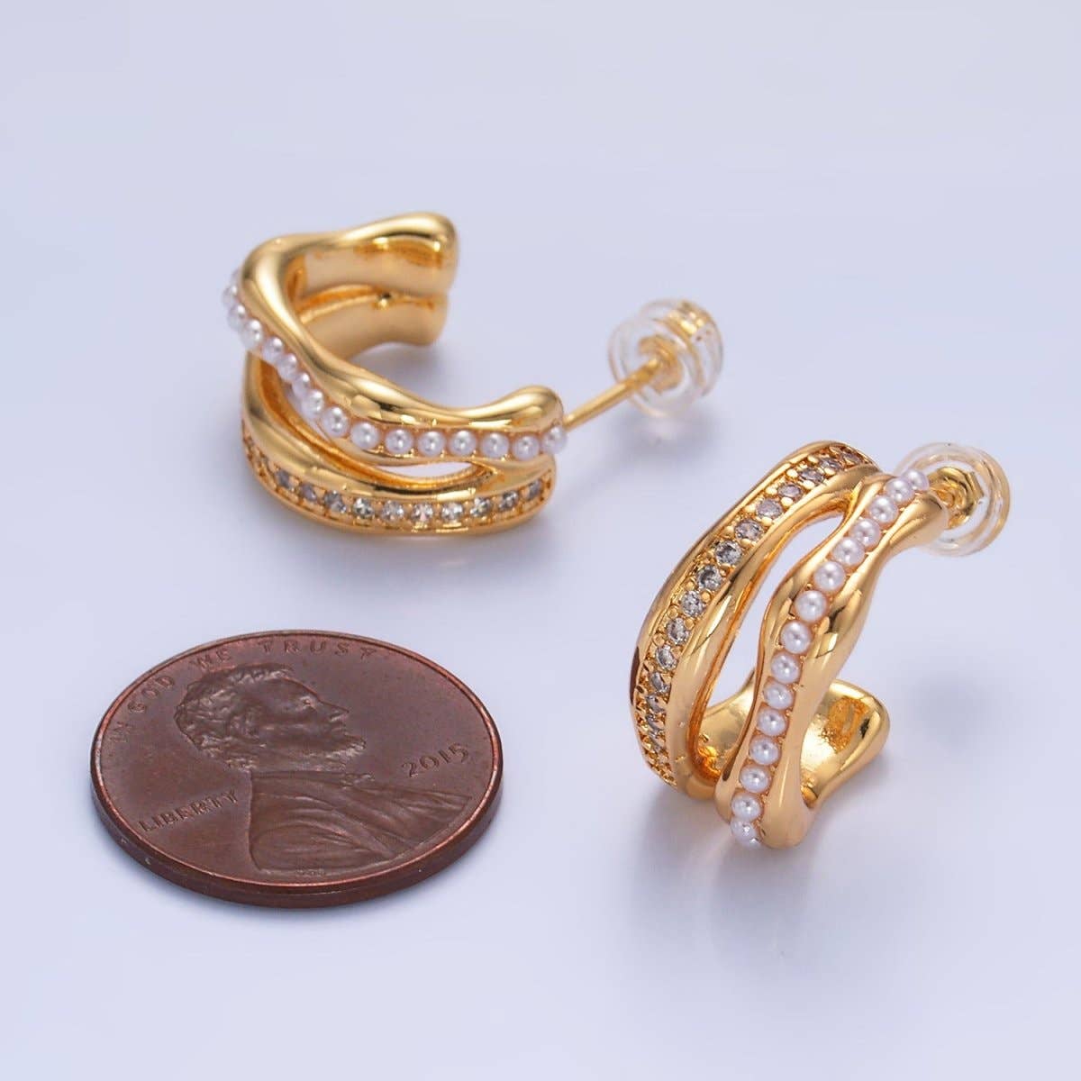 Double Band Hoop Earrings
