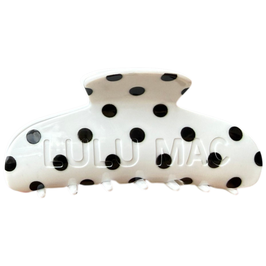 Polka Dot Claw Clip