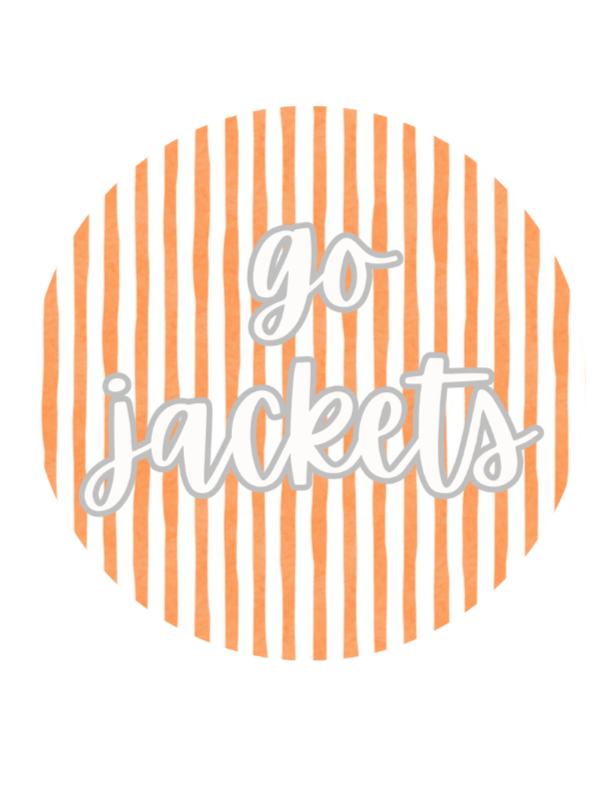 Go Jackets Button