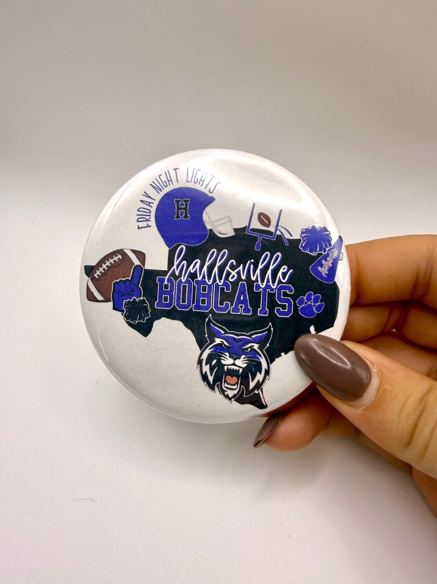 Hallsville Button