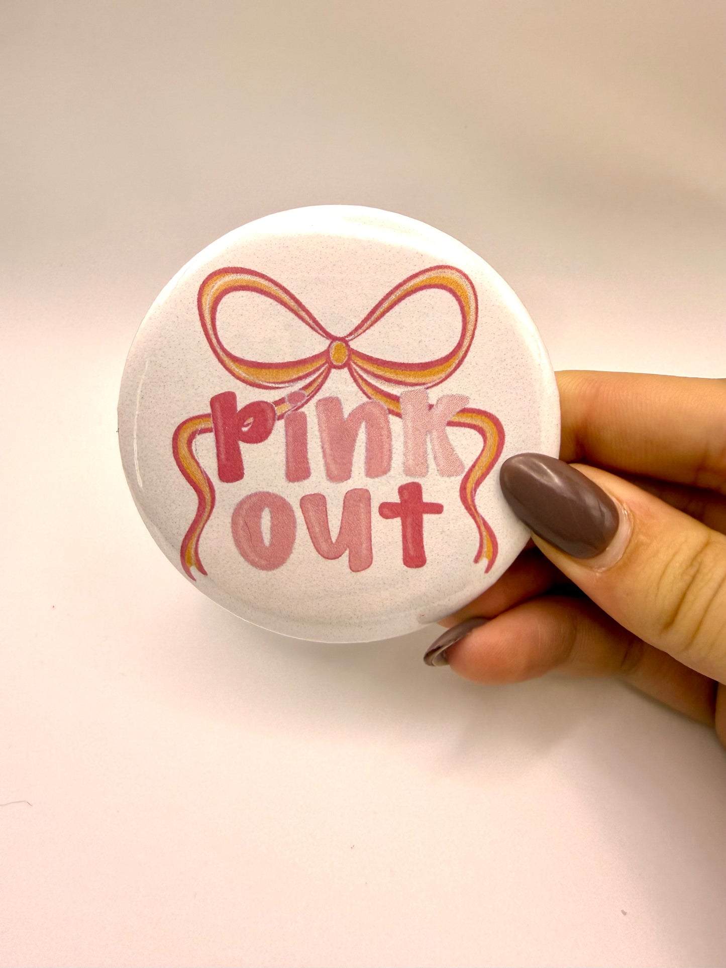 Pink Out Button