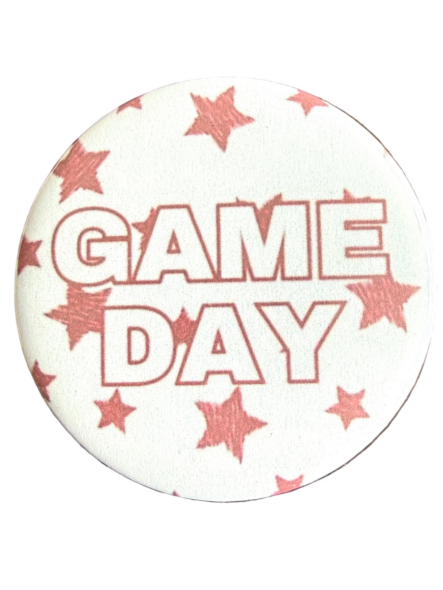 Red Game Day Button