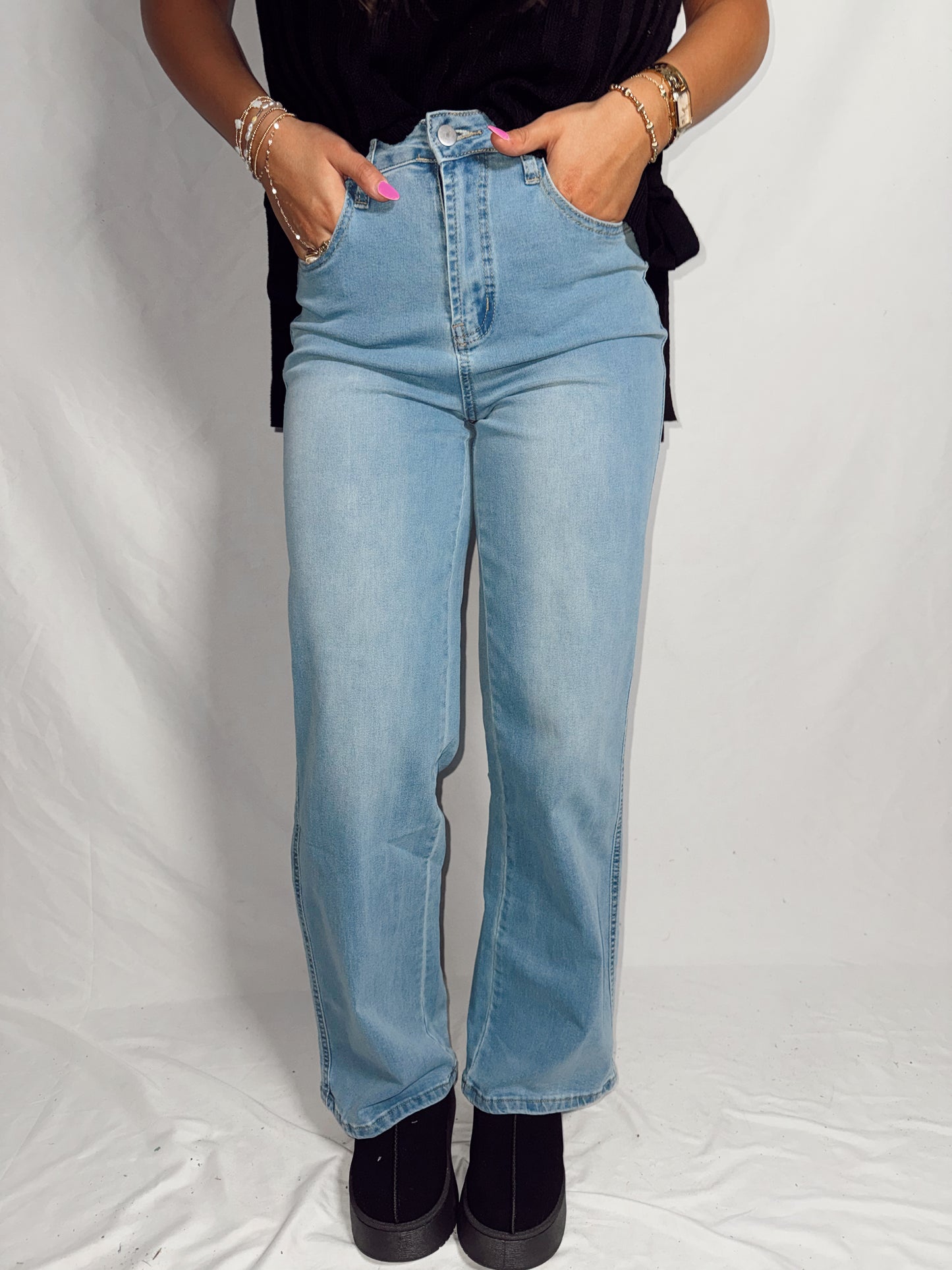 City Chic Wide-Leg Jeans