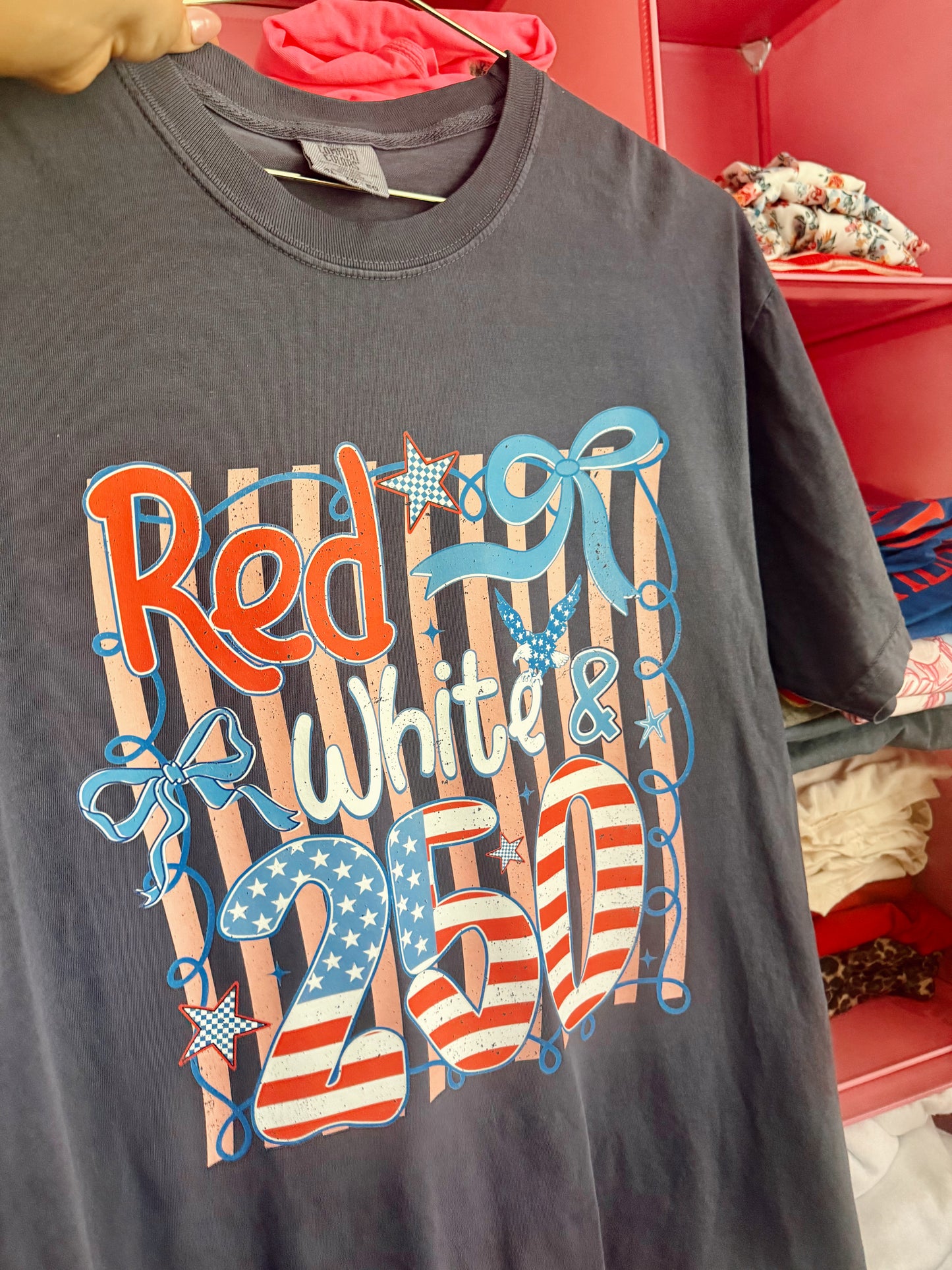 Red White 250 Tee