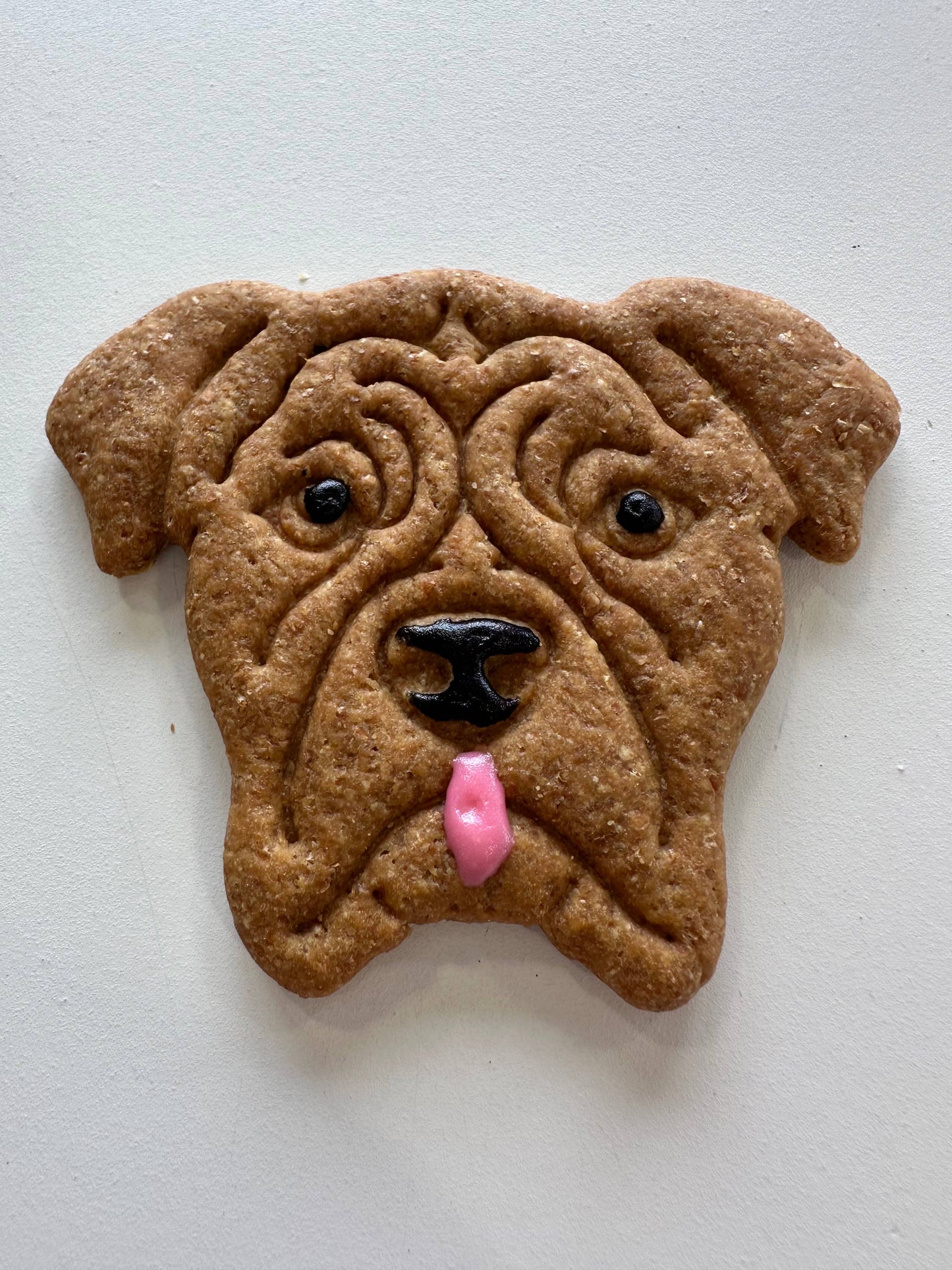 Boxer Face Dog Treat - 2 Pack