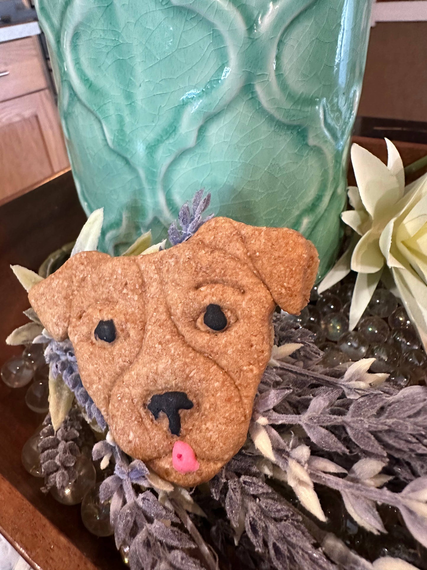 Pit Bull/American Pit Face Dog Treat - 2 Pack