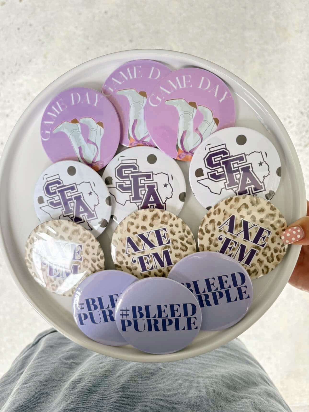 Gameday Buttons