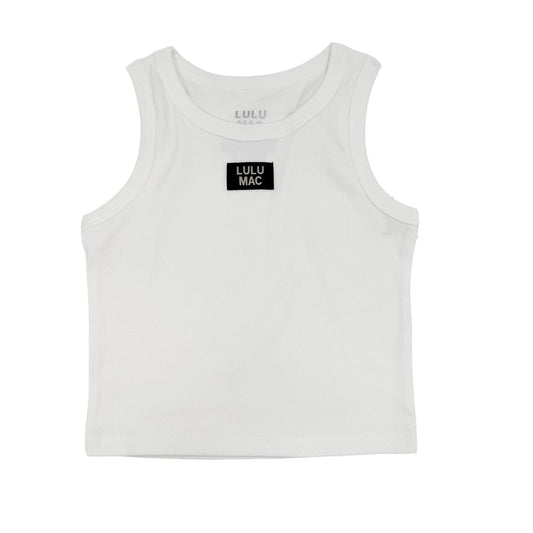 White Solid Tank