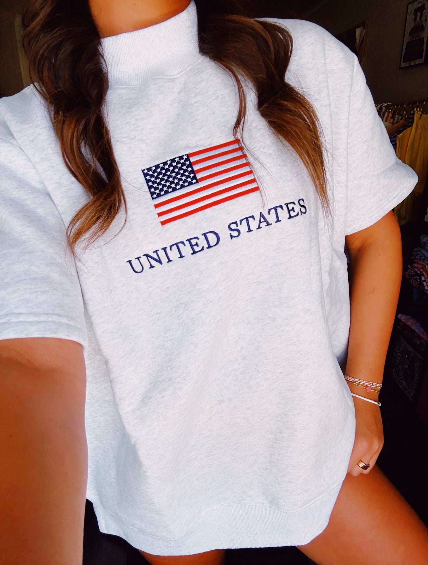 USA Shirt Mockneck