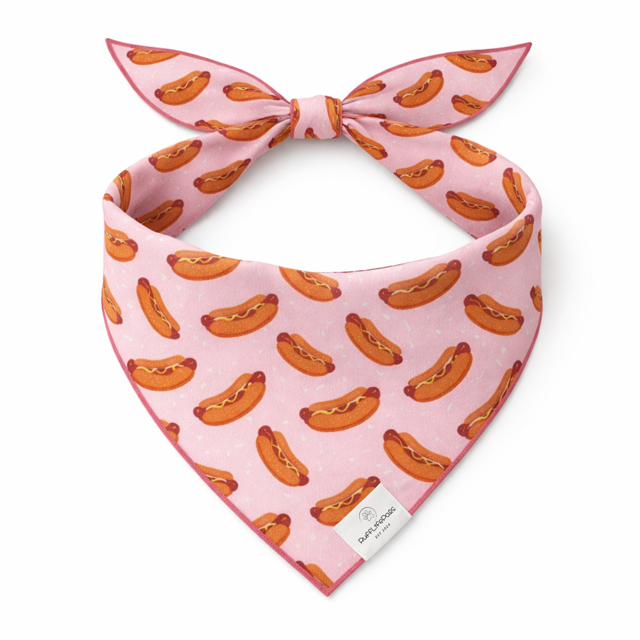Hot Dog Dog Bandana