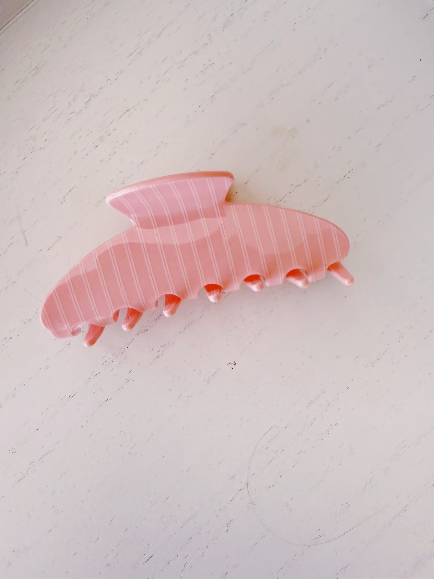 Pink Coastal Summer Claw Clip