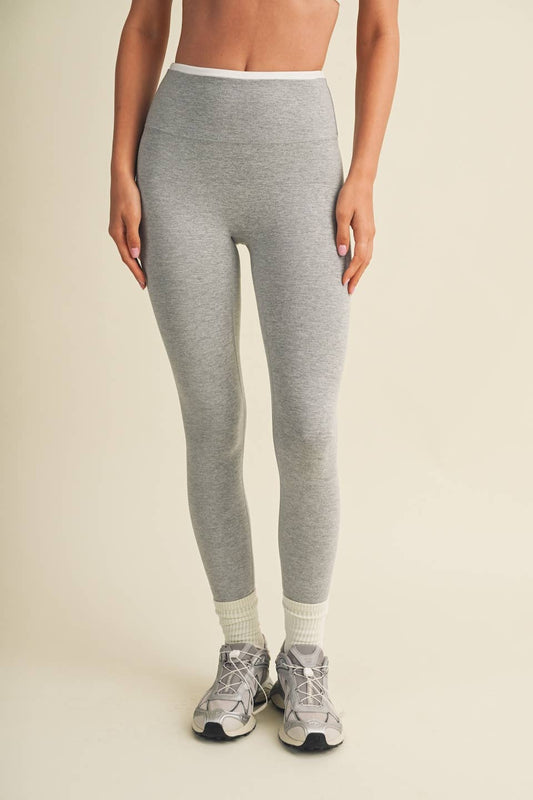 Contrast Binding Legging