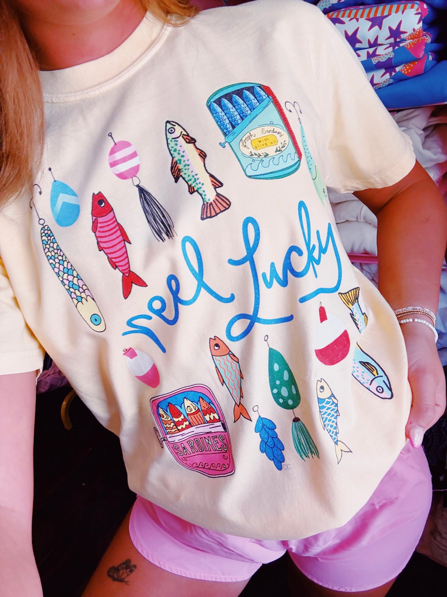 Reel Lucky Tee