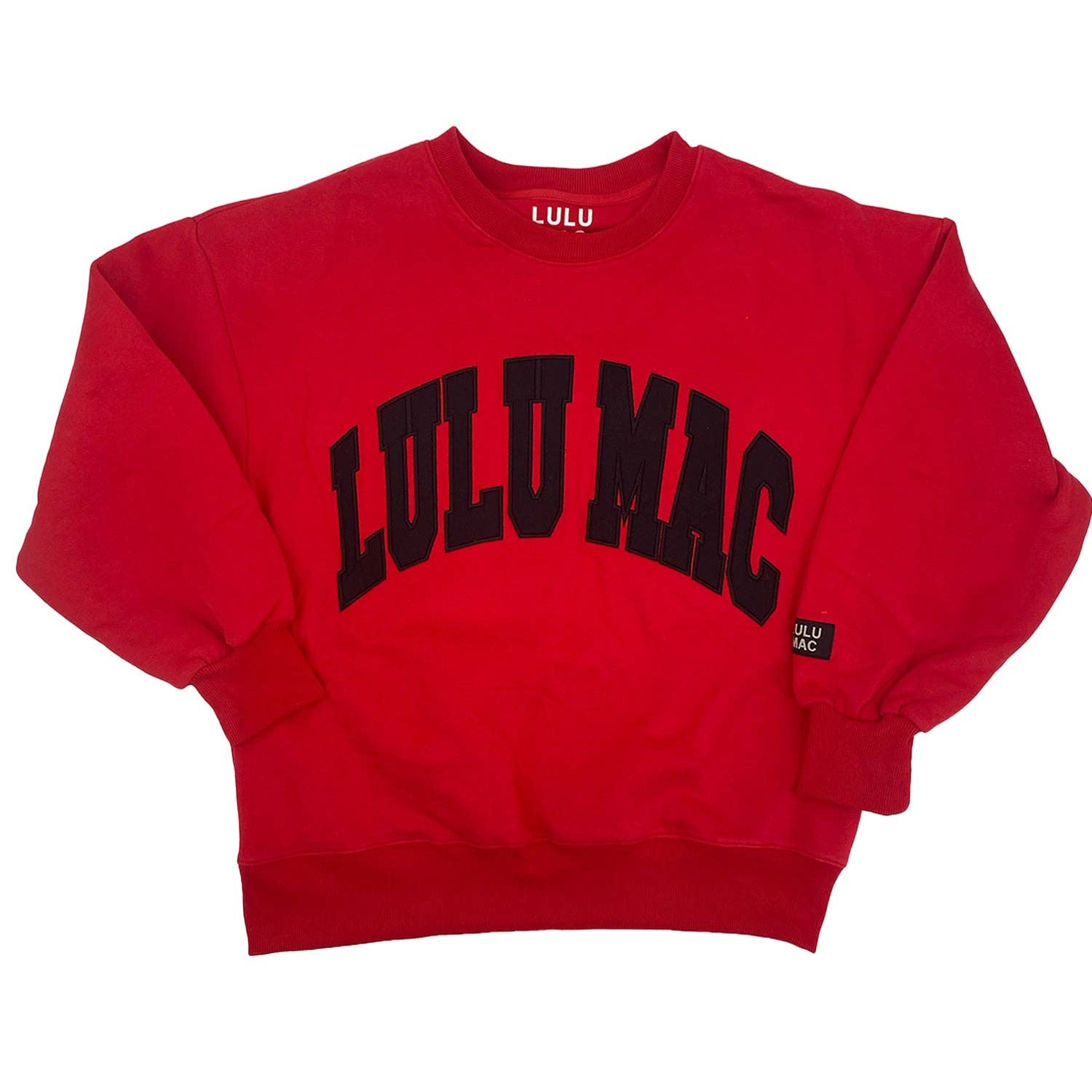 Red & Black Stitched Lulu Mac – Monarch Materials