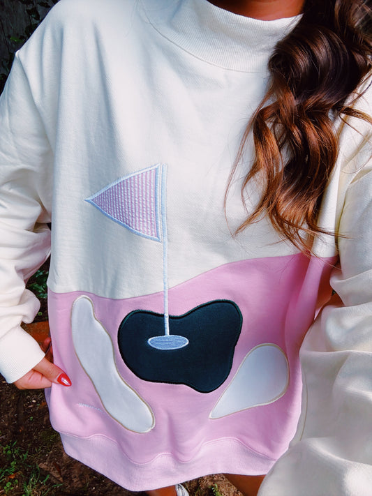 Golfing On The Green Mockneck