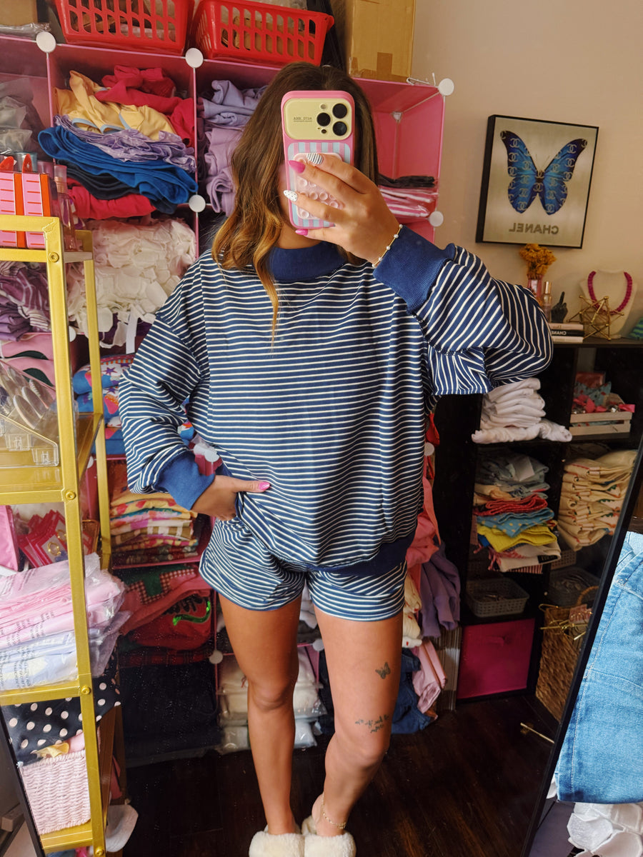 Easy Does It Striped Set
