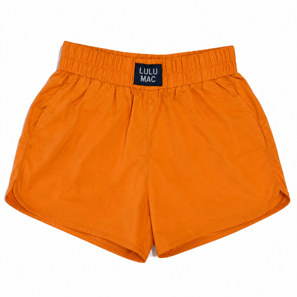 Orange Lulu Mac Shorts