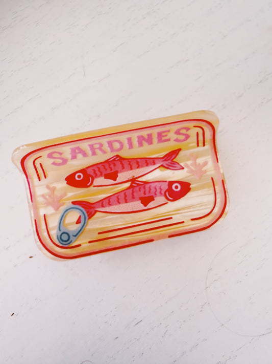 Seaside Sardines Claw Clip