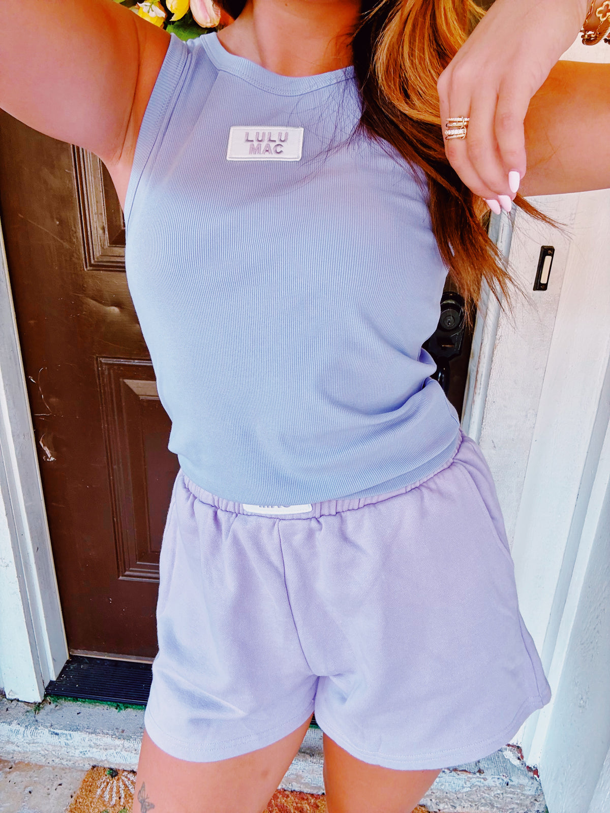 Lavender Terry Cloth Tank