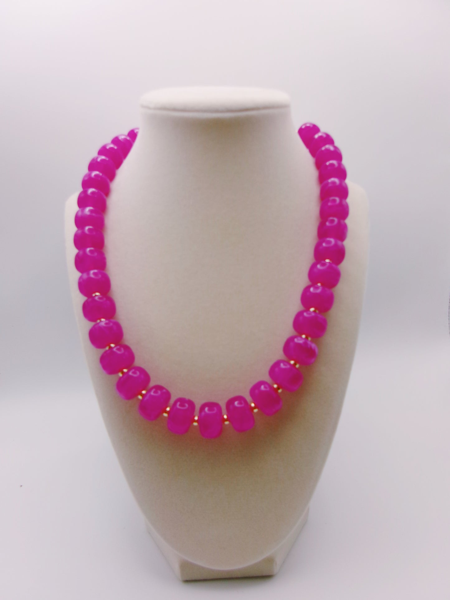 Dark Purple Beaded Necklace