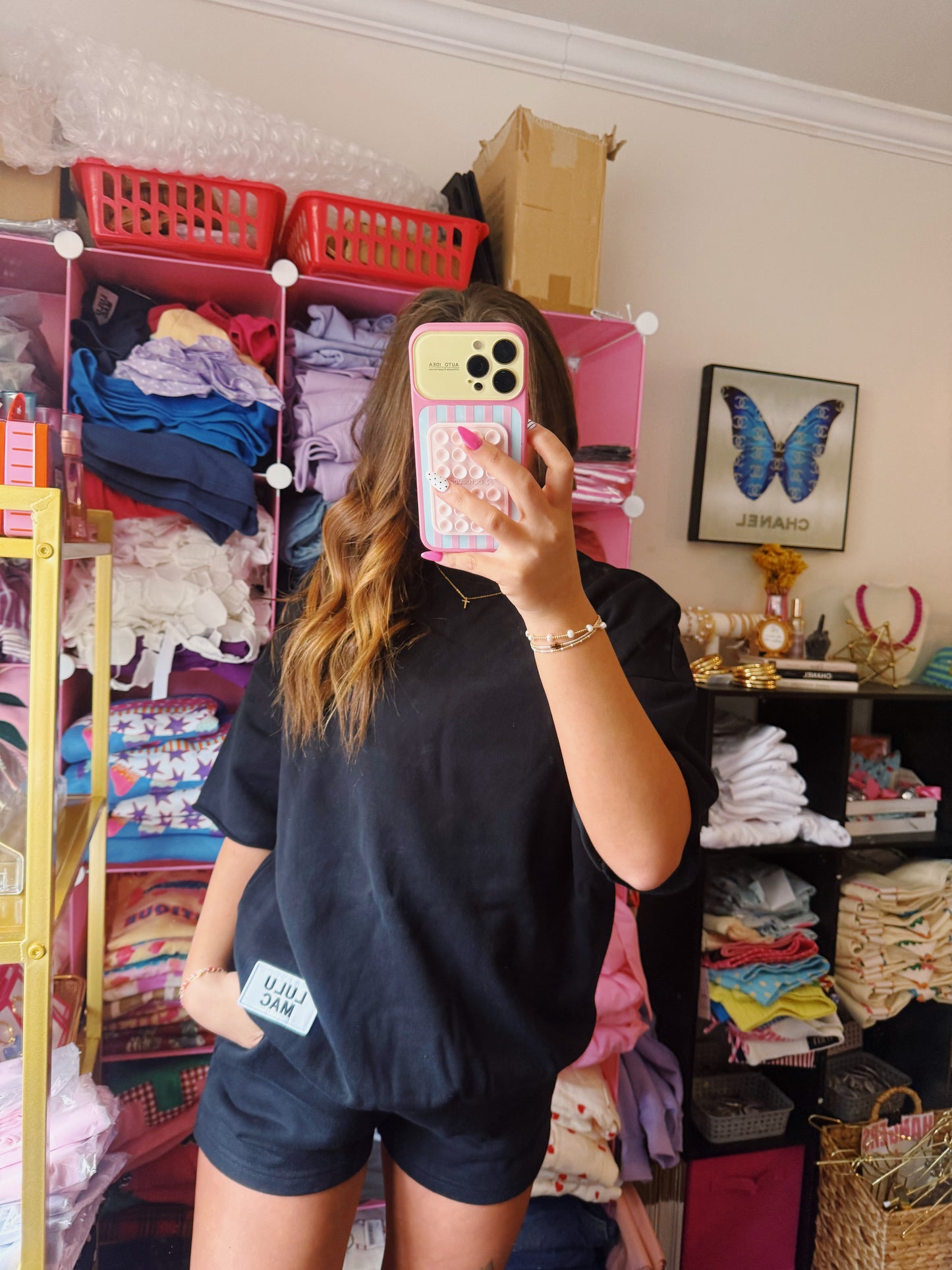 Black Lulu Mac Top