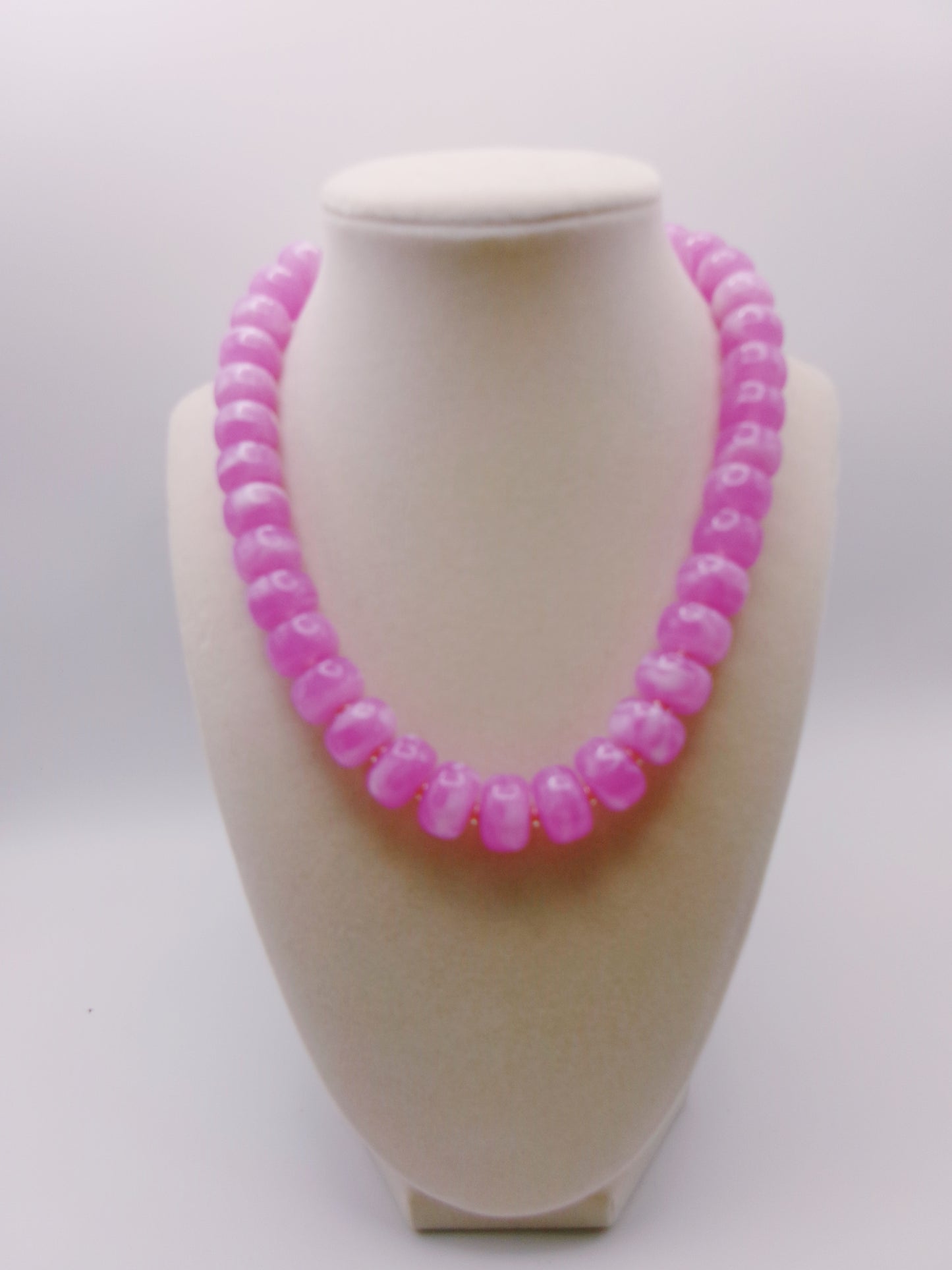 Light Purple Beaded Necklace