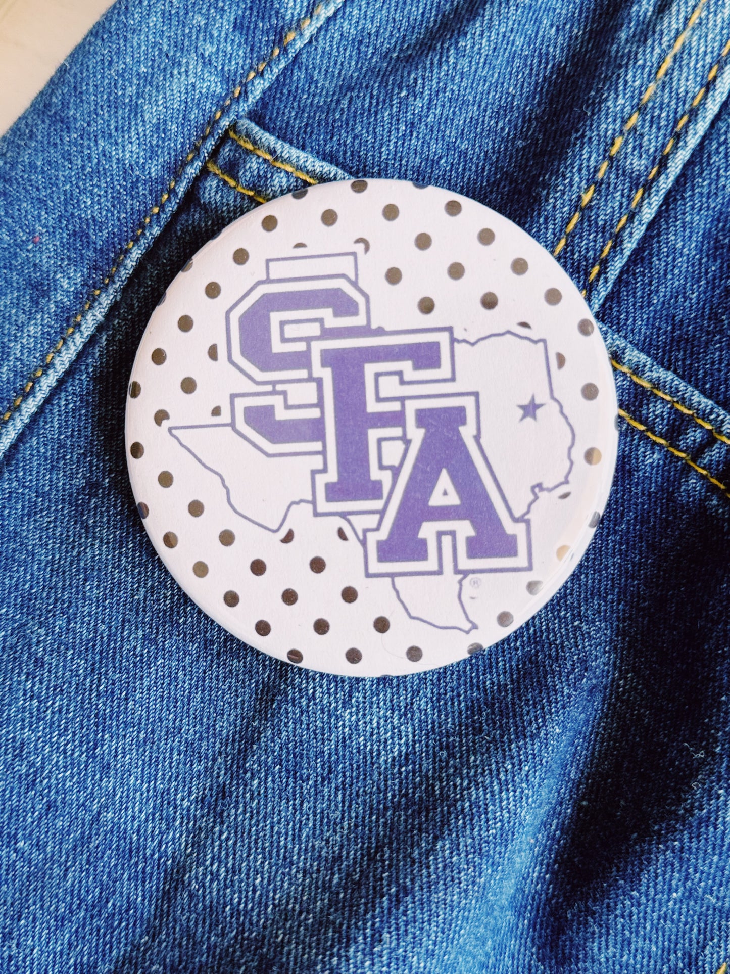 Polka Dot SFA Button