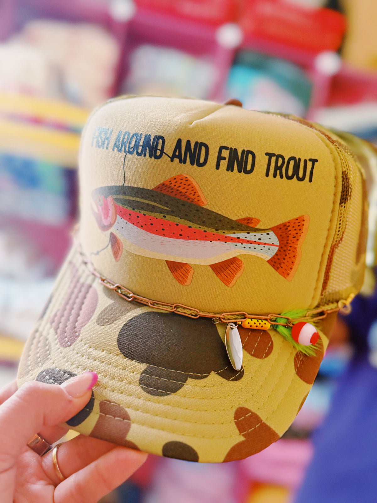 Fish Around Trucker Hat
