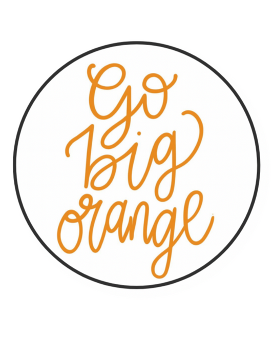 Go Big Orange Button