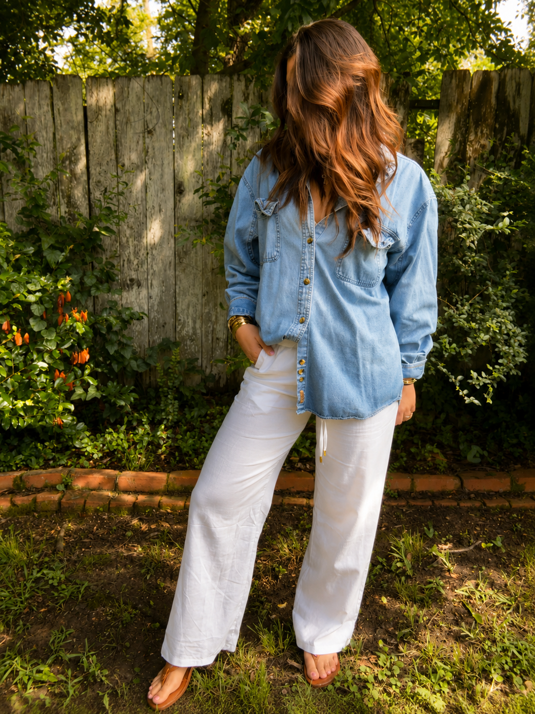 Linen Wide Leg Pants
