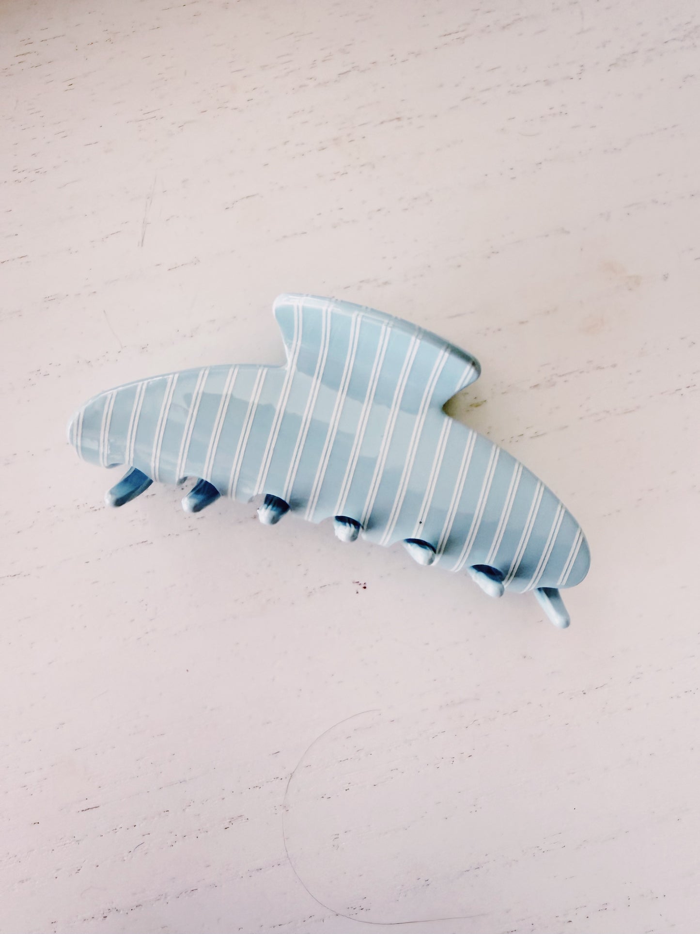 Blue Coastal Summer Claw Clip