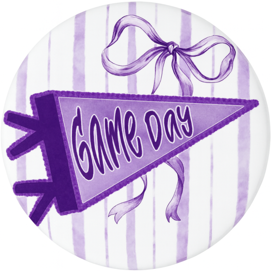Purple Game Day Button