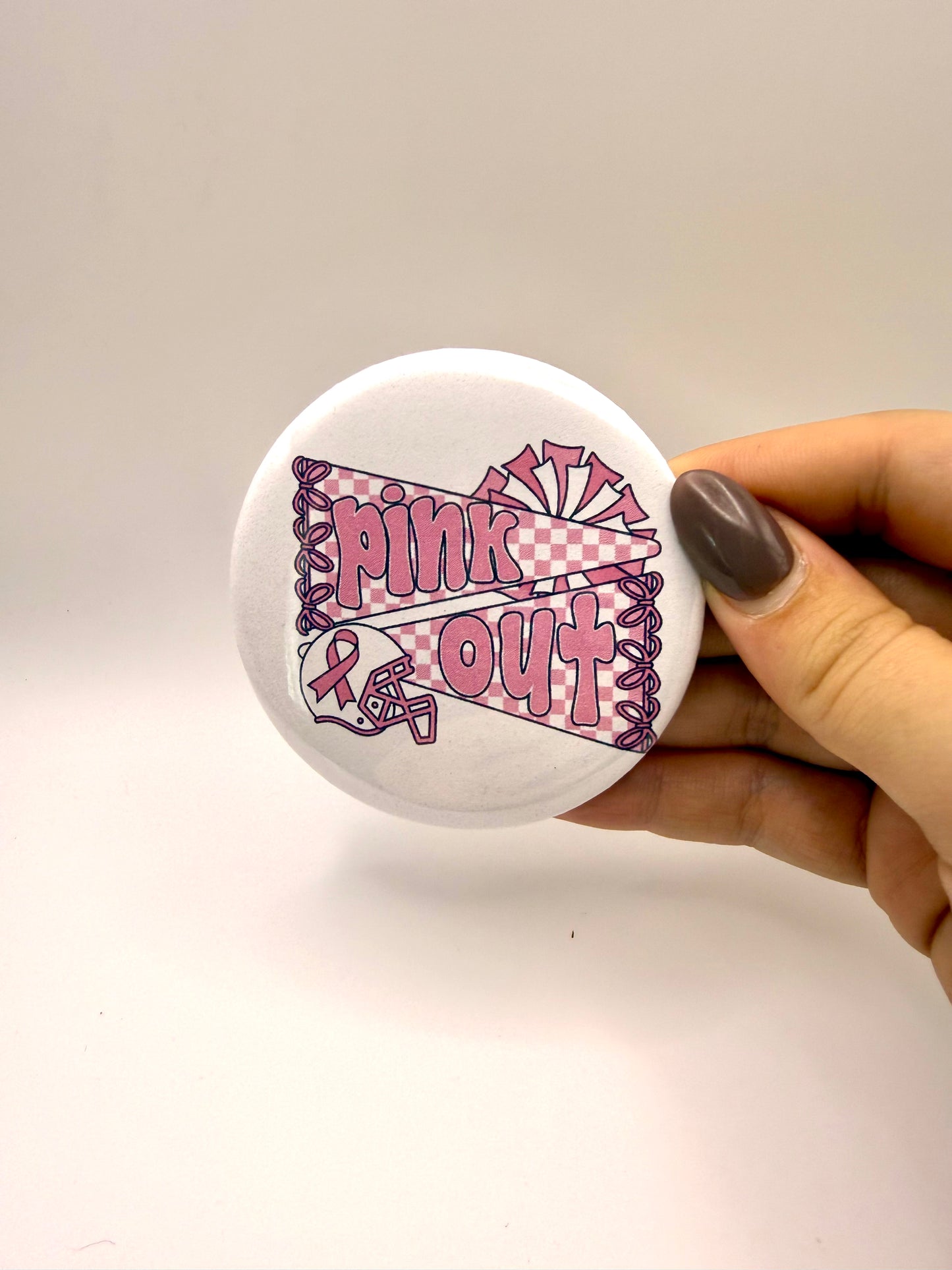 Pink Out Button