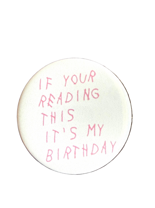 Birthday Girl Button