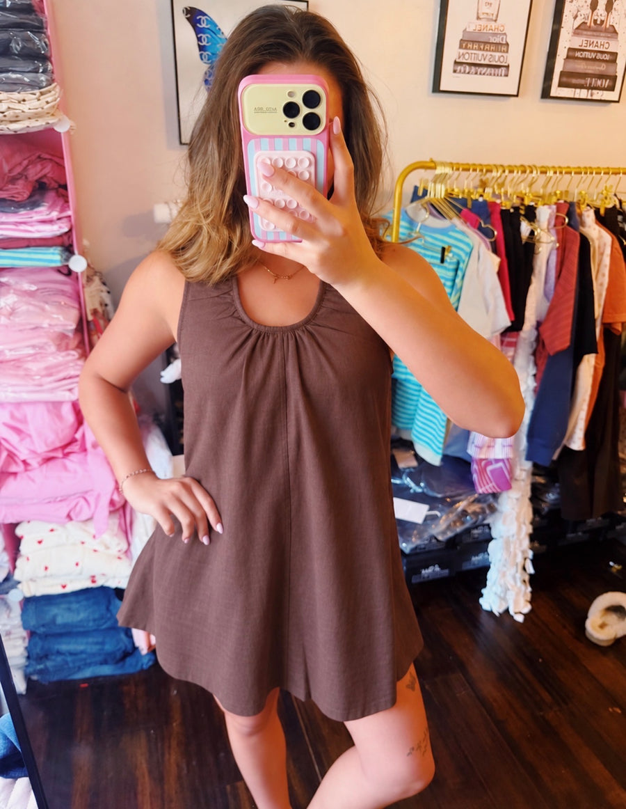 Espresso Mini Dress