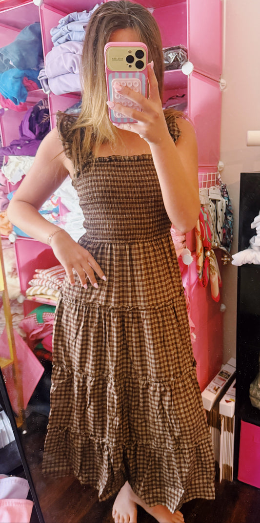 Brown Sugar Midi Dress