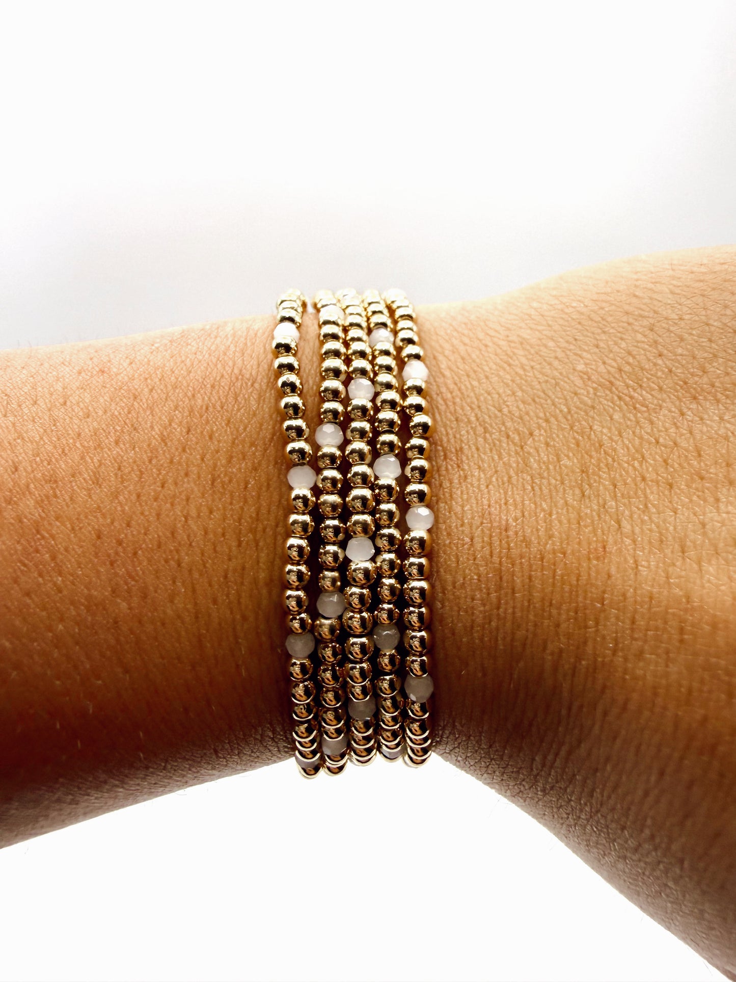 White Golden Sprinkle Stack