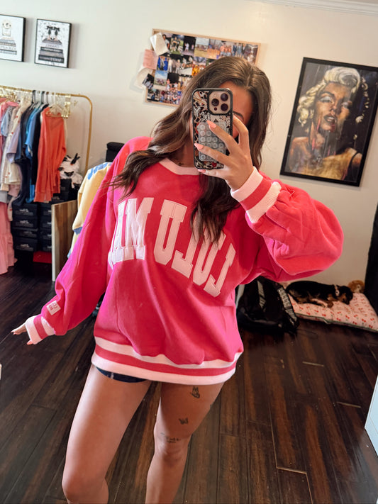 Pink Social Society Lulu Mac Sweatshirt