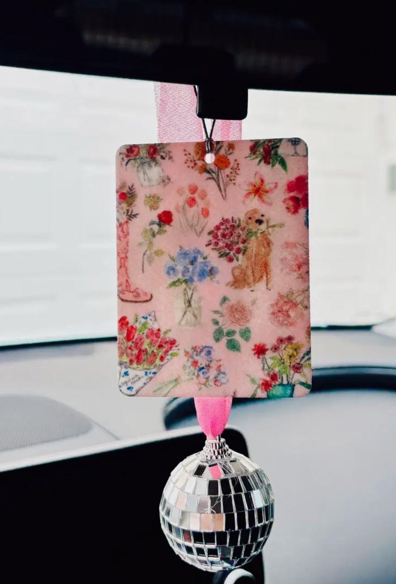 Vintage Petals Car Freshie
