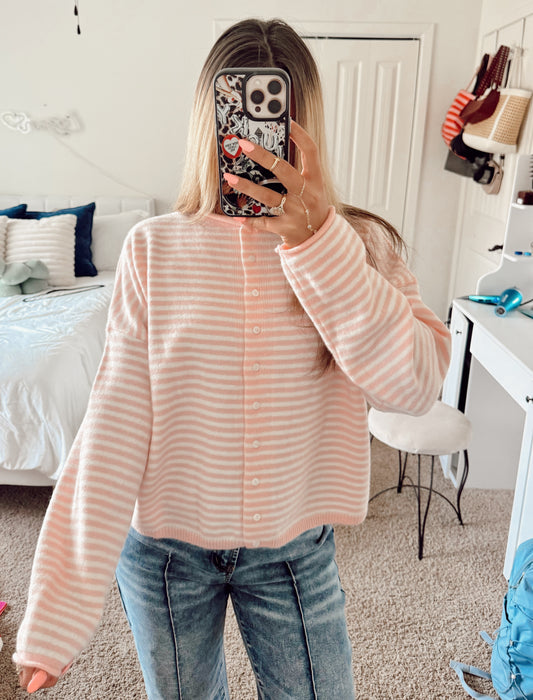 Pink Cardigan
