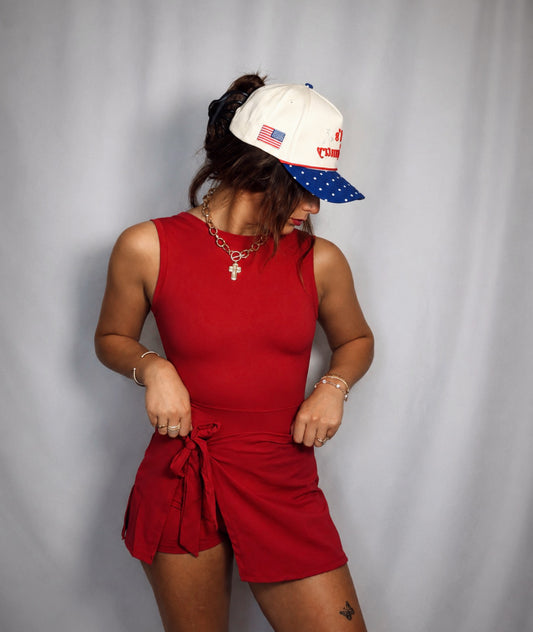 Cherry Bomb Romper