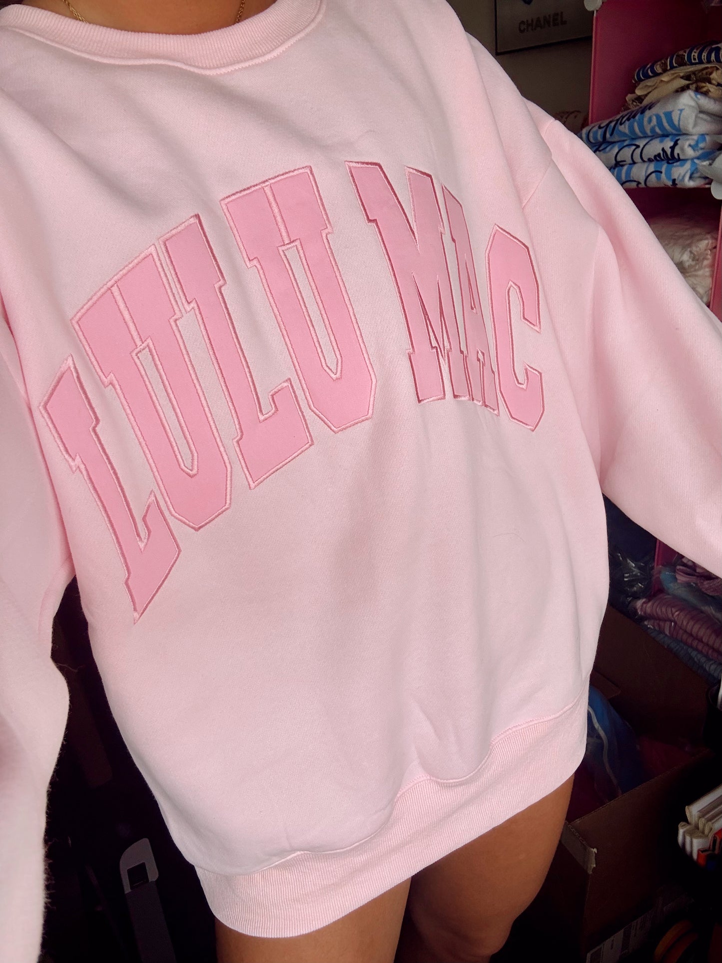 Pink Lulu Mac Sweatshirt