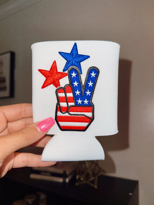 Peace, Love & Freedom Koozie