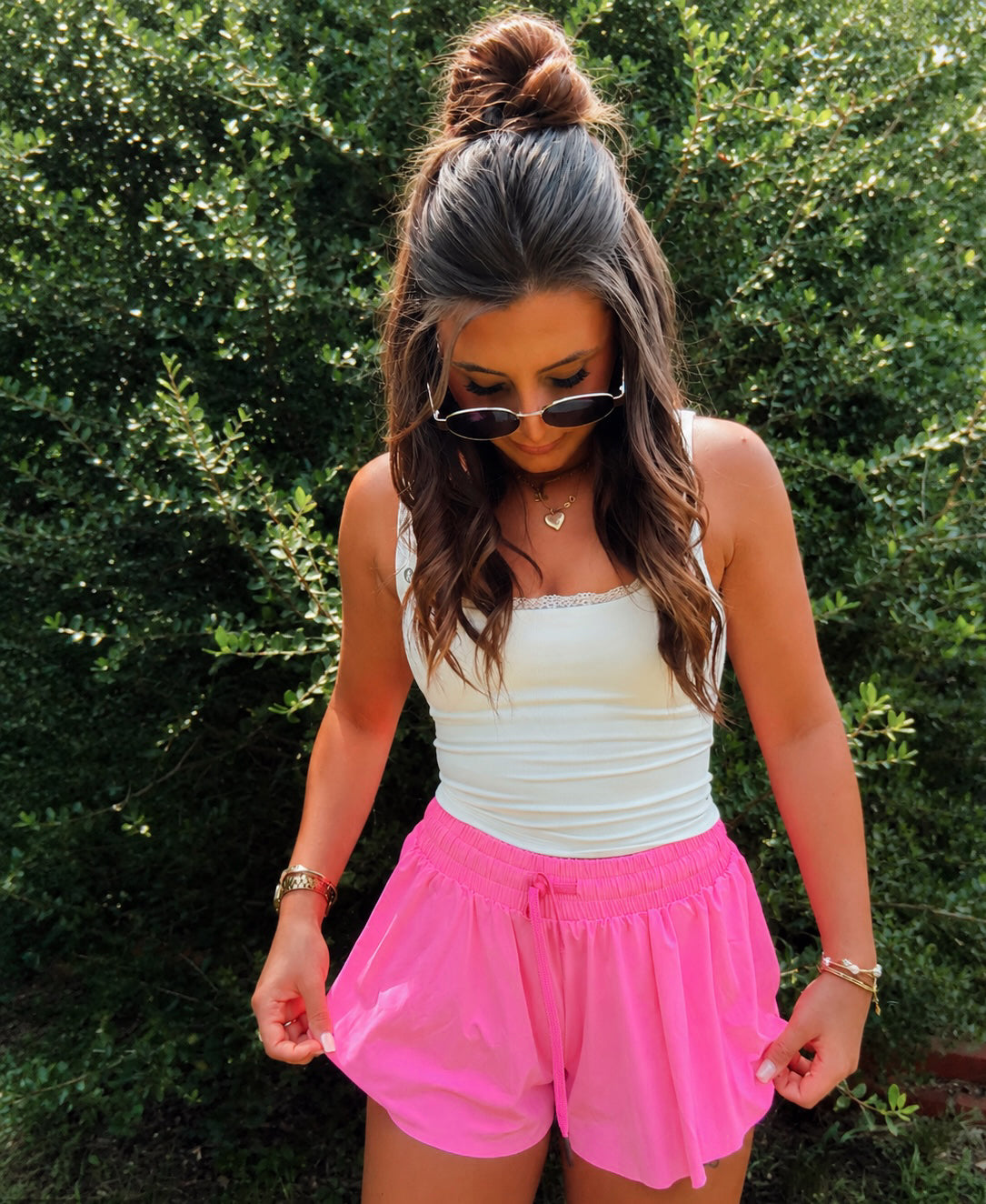 Perfect Pink Butterfly Shorts